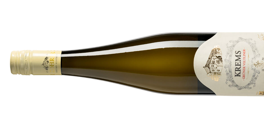 Weißwein-Flasche Weingut Zöhrer — Übersicht Weinsorten