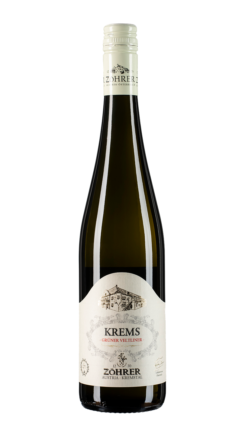 Weinflasche KREMS Kremstal dac Grüner Veltliner – Weingut Zöhrer