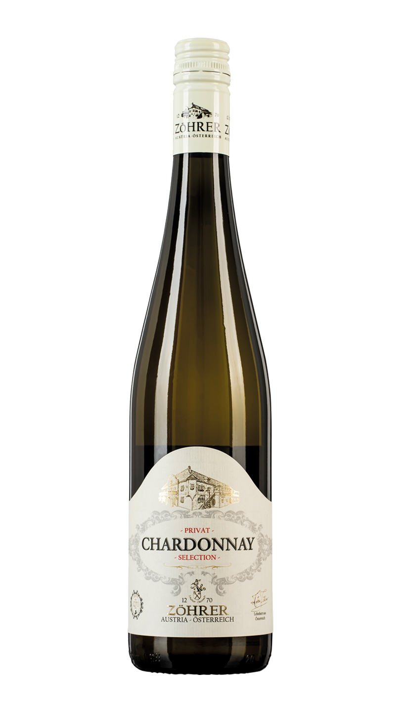 Weinflasche Private Selection Chardonnay – Weingut Zöhrer