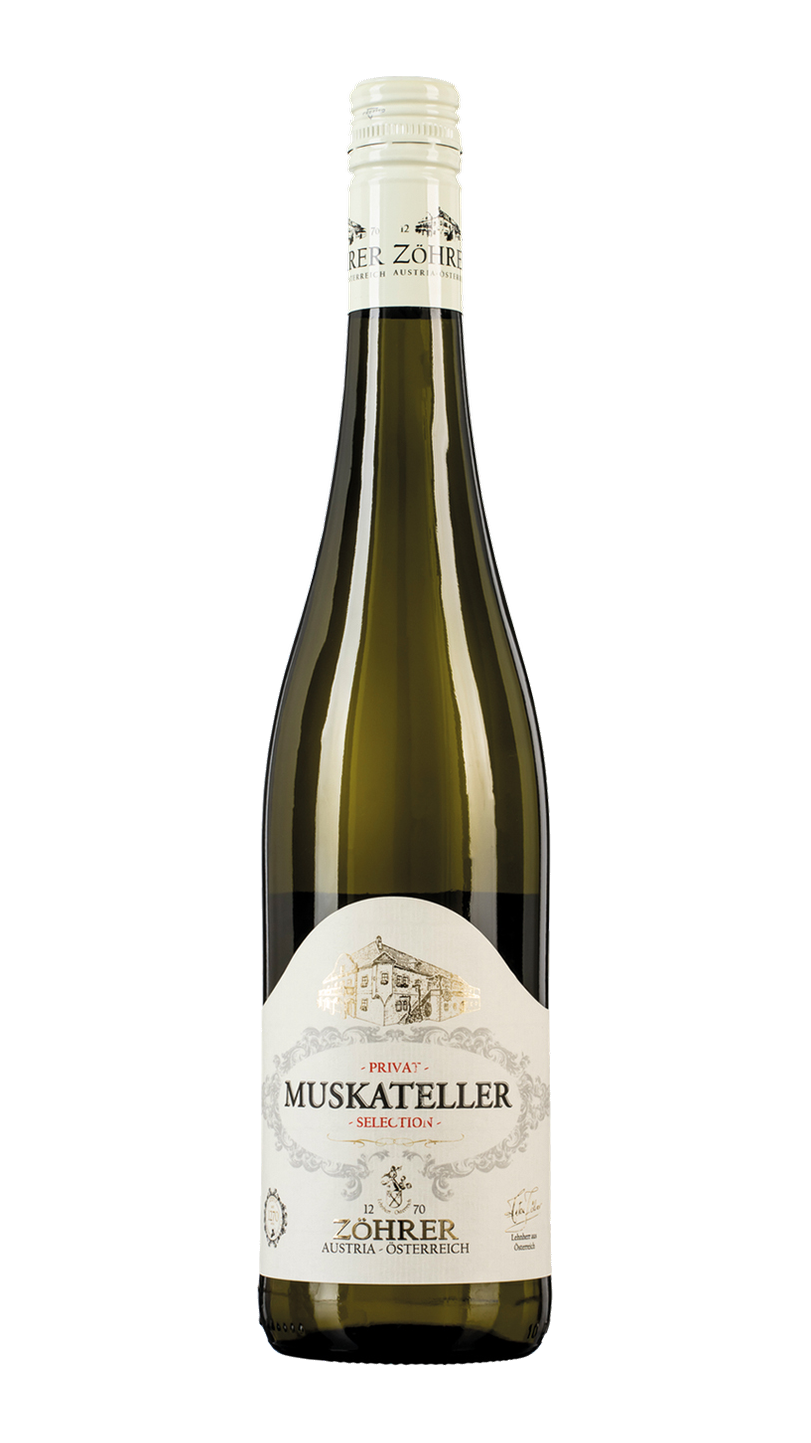 Weinflasche Private Selection Gelber Muskateller – Weingut Zöhrer