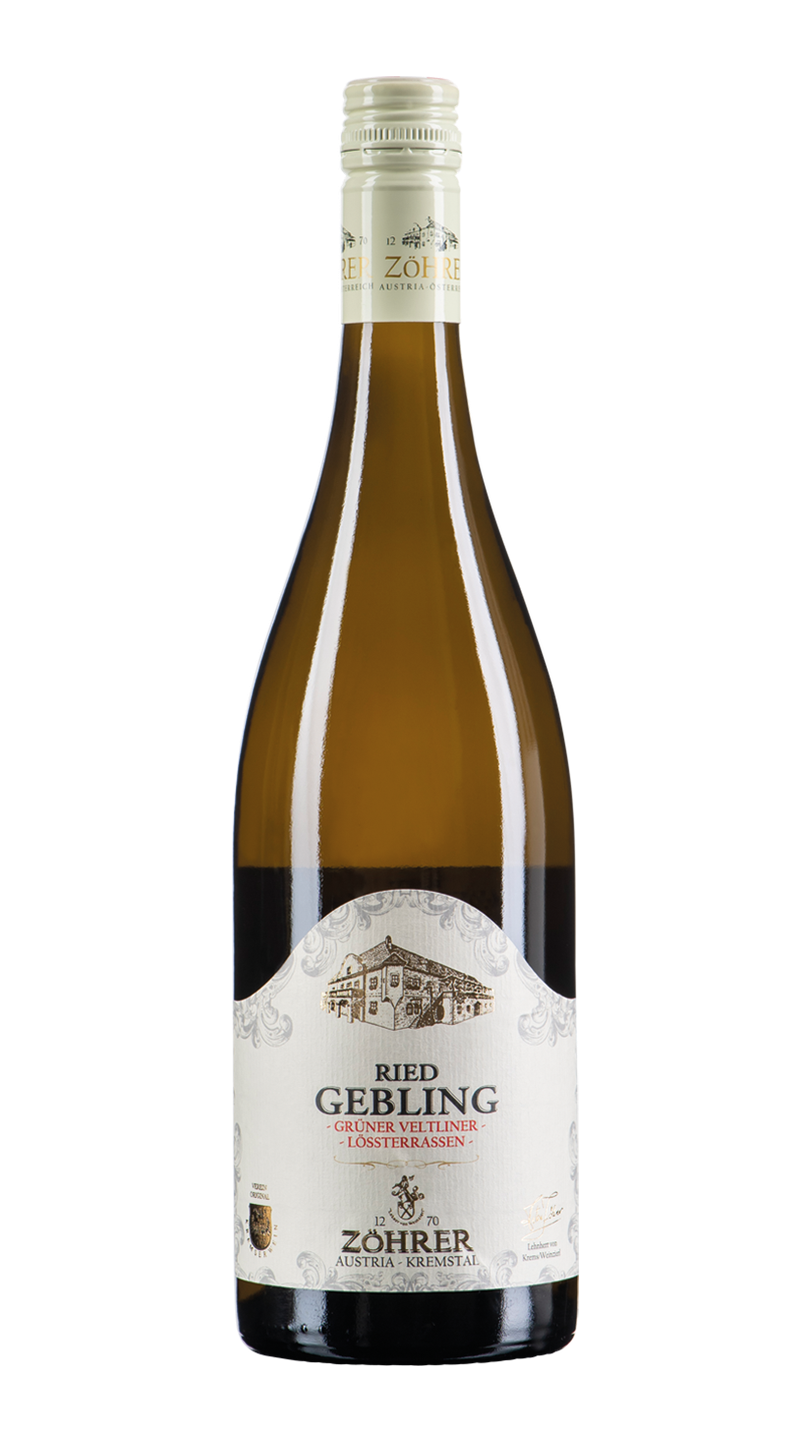 Weinflasche Ried Gebling Kremstal dac Grüner Veltliner – Weingut Zöhrer