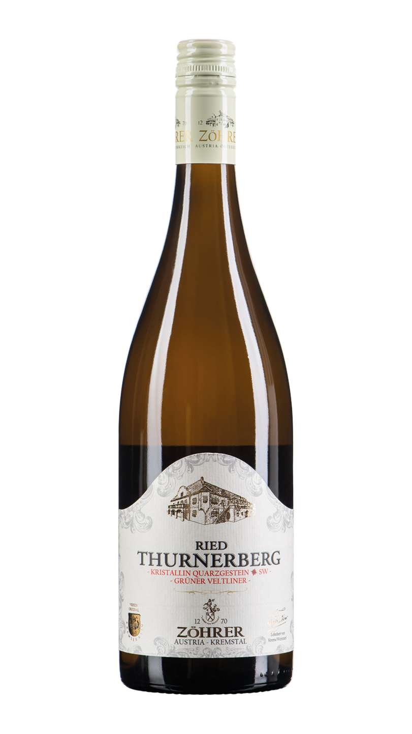 Weinflasche Ried Thurnerberg Kremstal dac Grüner Veltliner – Weingut Zöhrer