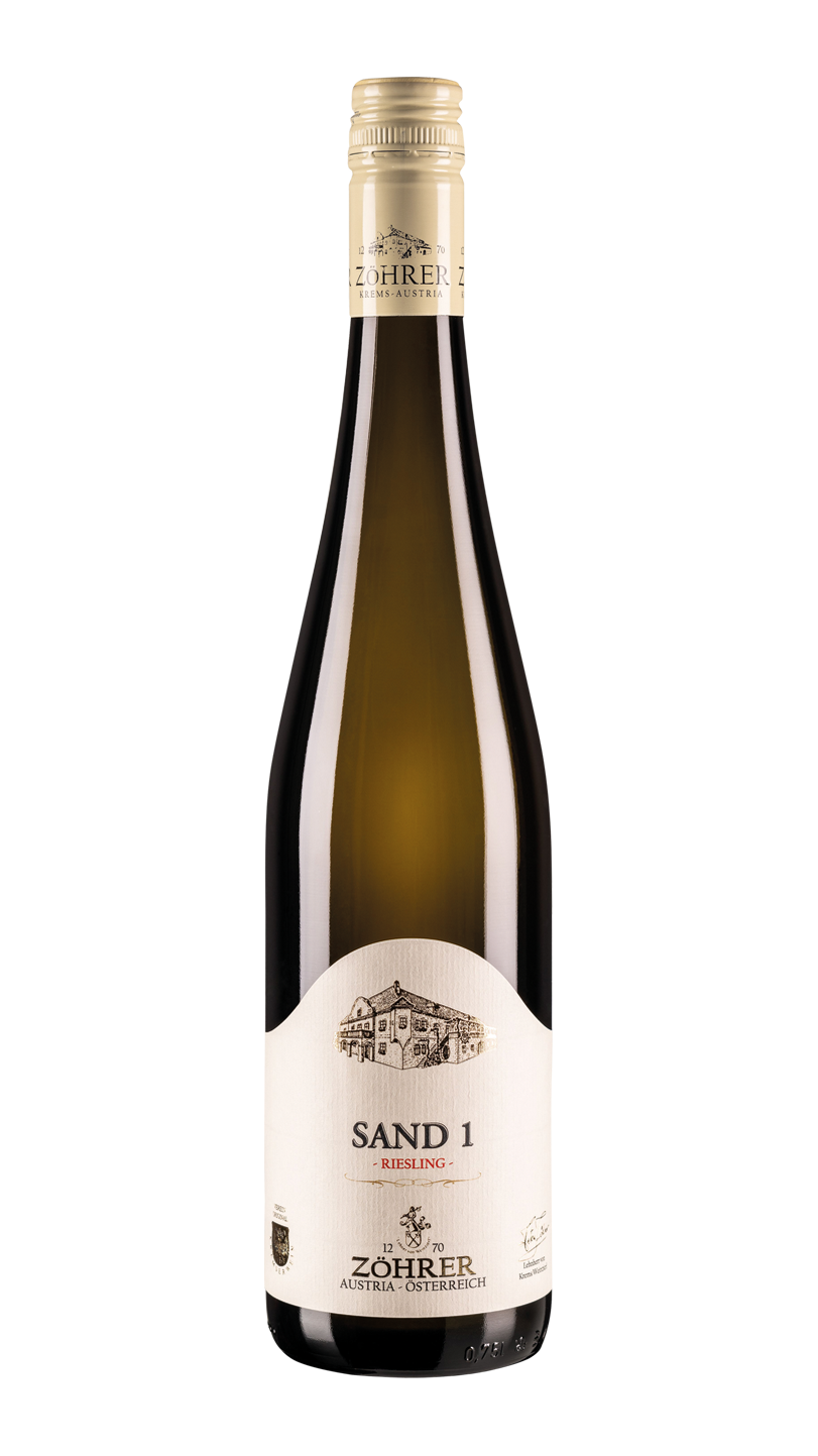 Weinflasche SAND 1 Riesling – Weingut Zöhrer